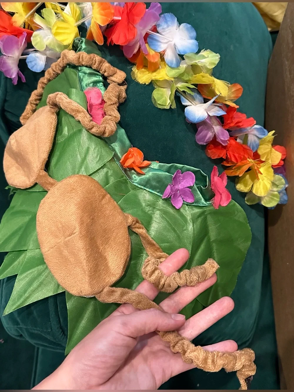Hula Girl Hawaiian Dog Halloween Costume